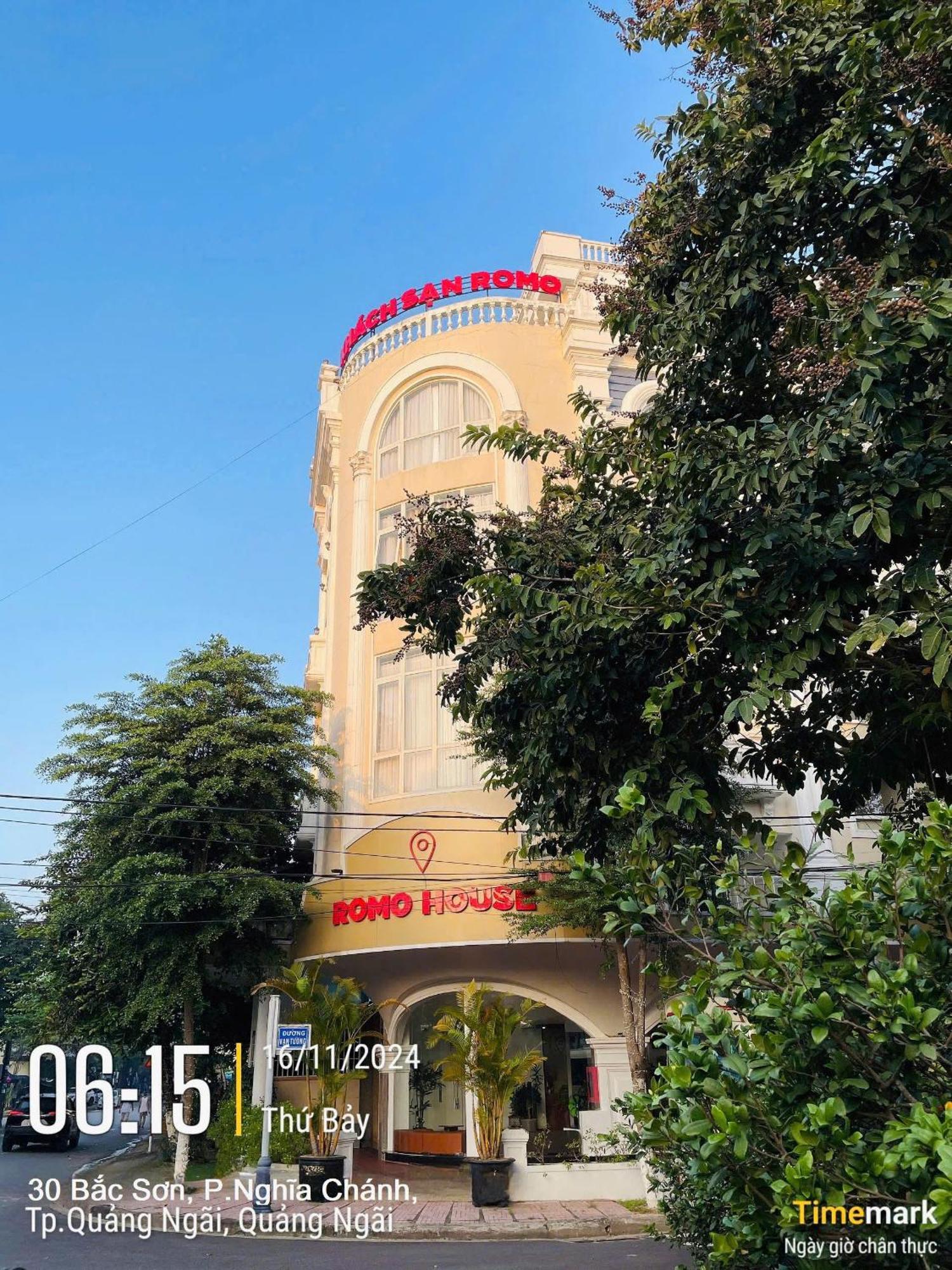 Khach San Romo Hotel Quảng Ngãi Eksteriør billede